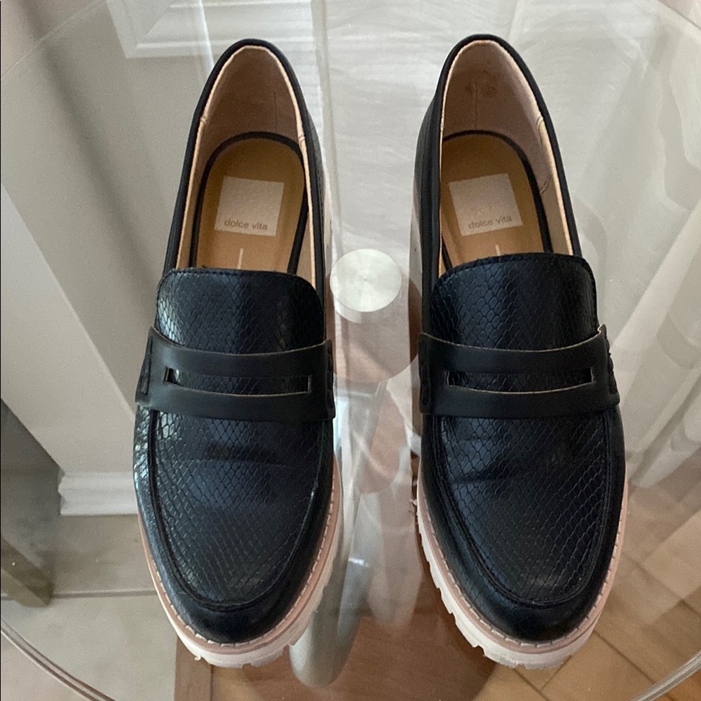 Dolce Vita Black Loafers size 8